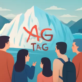 Denuncian grafitis en el Glaciar Hielo Azul tras incidente en Bariloche