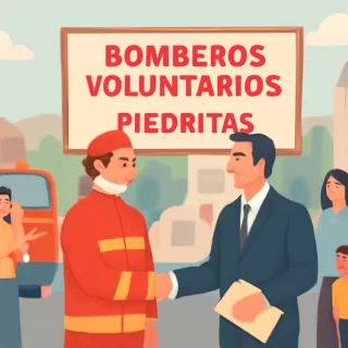Bomberos Voluntarios de Piedritas retoman su fiesta popular y presentan a su nuevo presidente