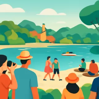 Alter do Chão en Pará, Brasil: destino turístico con playas de agua dulce y bosques inundados