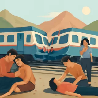 Choque frontal de dos trenes hacia Machu Picchu deja un muerto y alrededor de 20 heridos