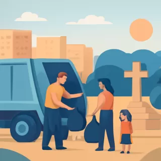 Cipolletti: horarios especiales para recolección de residuos y apertura del Cementerio en Año Nuevo