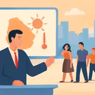 Meteorólogo anuncia noche sofocante con temperaturas de hasta 40 °C en Uruguay