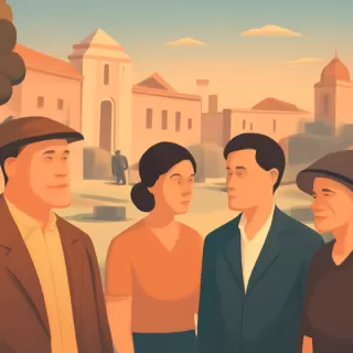 Relato sobre Piedritas en los años 40 y sus personajes destacados