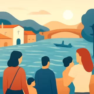 Crecida del río Bermejo interrumpe el servicio de chalanas en Aguas Blancas y genera desborde migratorio