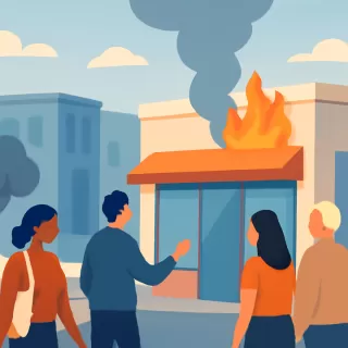 Principio de incendio en local de la peatonal Alberdi por afectación de conductor subterráneo, informó EDESA