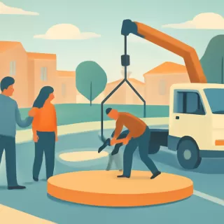 Retiran rotondas del Corsódromo en la recta final del Carnaval del País 2026