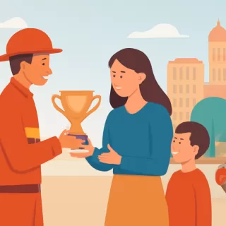 Bomberos Voluntarios entregaron premios del sorteo anual de la rifa La Villeguense