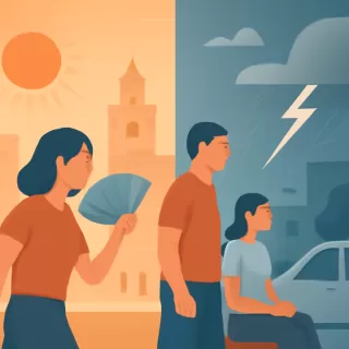 Córdoba cierra 2025 con intenso calor y posibles tormentas para Año Nuevo