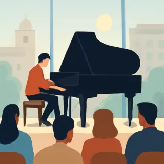 Jorge Martínez ofrece un concierto íntimo para piano en Teclas de Canal 10