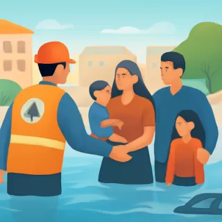 Defensa Civil brindó asistencia a familias del asentamiento San Javier en Salta tras intensas lluvias