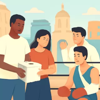 Touba Niang organiza colecta para apoyar a Agustín Chávez tras lesión en combate de boxeo