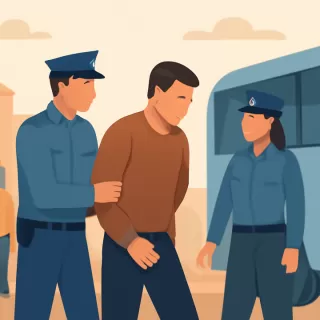 Detuvieron a un hombre con pedido de captura tras una riña en un colectivo en Comodoro Rivadavia