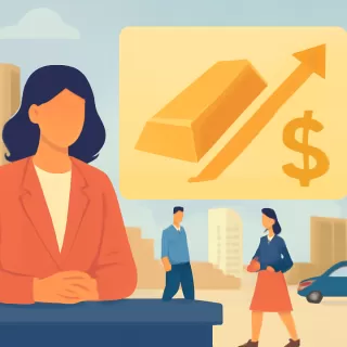 El oro cierra 2025 con un crecimiento cercano al 70% en dólares