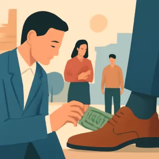 Ritual del billete en el zapato para atraer dinero en Año Nuevo 2026