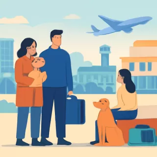 Dueños de mascotas en Alemania buscan refugio en aeropuerto para evitar el caos pirotécnico de Año Nuevo