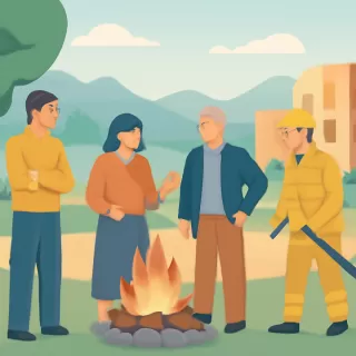 Negaron apagar un fogón encendido durante el feriado de Navidad en Villa Lago Meliquina