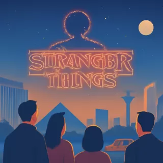 Espectáculo con 5000 drones inspirado en Stranger Things en Las Vegas