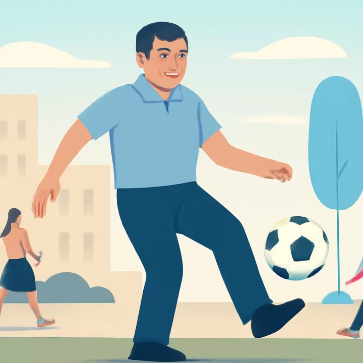 Daniel Passarella publica video realizando jueguitos con la pelota