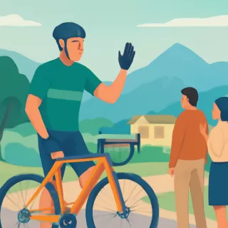 Lionel Scaloni completó un desafío en bicicleta en las sierras de Córdoba