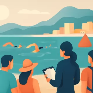 Rada Tilly realizó la quinta edición de la Travesía Marqués el 31 de diciembre de 2025