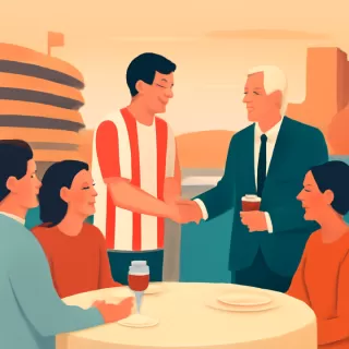 River organizó una cena para socios que pasarán las fiestas en soledad