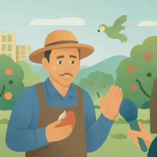 Productor rural de Canelones denuncia pérdidas en cultivos por ataque de cotorras