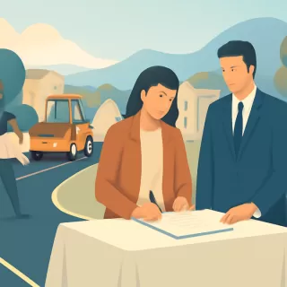 Convenio firmado para asfaltar el barrio Las Piedritas en Villa La Angostura