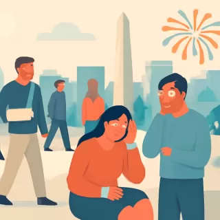 22 personas atendidas por heridas de pirotecnia en la Ciudad de Buenos Aires durante Año Nuevo