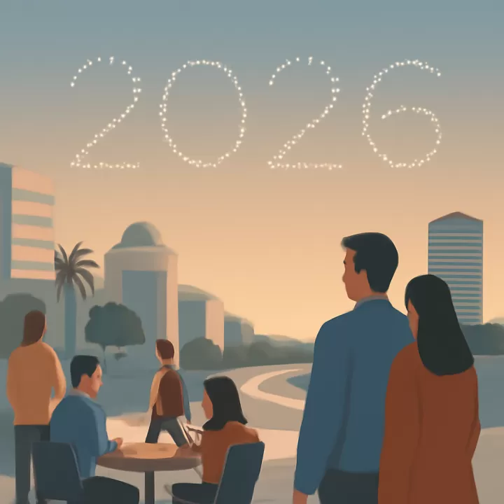 Punta del Este recibe el Año Nuevo 2026 con múltiples fiestas y espectáculo de drones