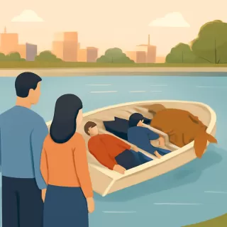 Aparece una lancha a la deriva en el río Coronda con dos hombres fusilados