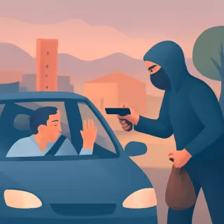 Asaltan a un chofer de Uber en Ciudad de Mendoza