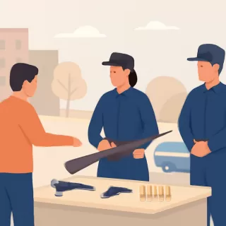 Decomisaron armas y municiones en Comodoro Rivadavia tras operativo policial