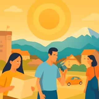 Alerta amarilla por altas temperaturas en Bariloche a partir del 1 de enero de 2026