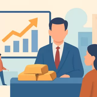 El oro registró un crecimiento histórico del 65% en 2025, su mejor año en casi cinco décadas