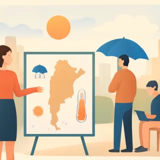 Pronóstico climático para enero a marzo de 2026 en Argentina: lluvias, calor y transición del fenómeno ENSO