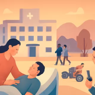 Atenciones por accidentes y pirotecnia en el Hospital Ramón Carrillo durante Año Nuevo