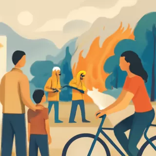 Incendio en la barda del Ñireco, Río Negro, fue controlado