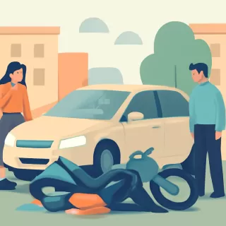 Motociclista de 18 años impactó contra el parabrisas de un auto estacionado en Las Heras