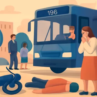 Choque fatal entre colectivo de la línea 166 y una moto en Palermo