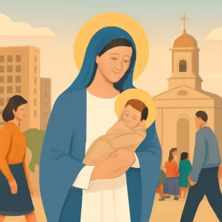 Santa María, Madre de Dios, figura central del cristianismo que se celebra el 1 de enero