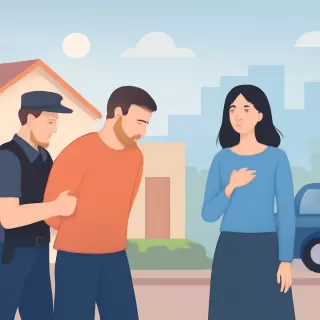 Detienen a un hombre con arma blanca tras allanamiento por violencia de género en Sarmiento