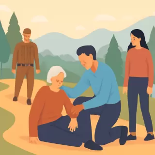 Rescatan a mujer de 80 años tras caída en sendero del Parque Nacional Lanín