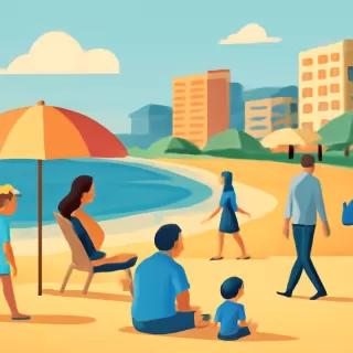 Verano en Pinamar: ocupación hotelera de hasta el 90% y alta demanda en paradores