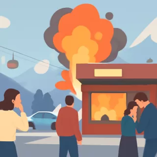 Explosión en bar de estación de esquí en Suiza causa varias muertes