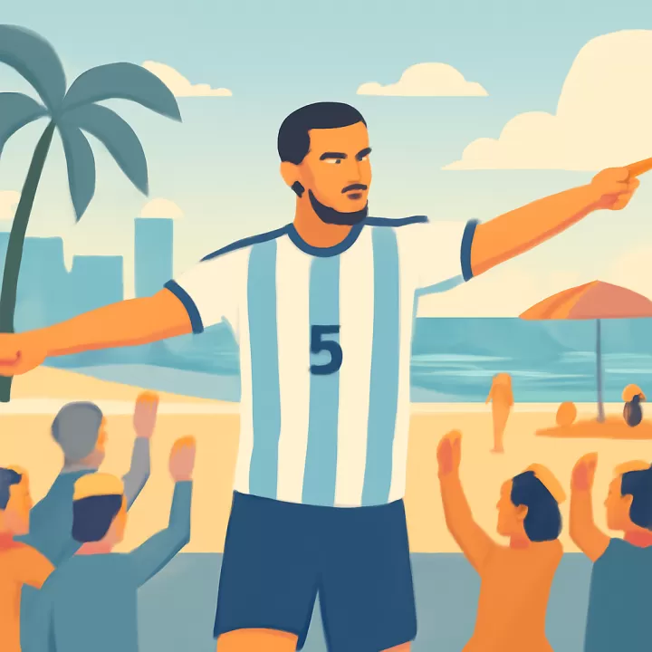 Leandro Paredes genera euforia en la costa argentina durante sus vacaciones