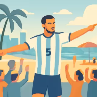 Leandro Paredes genera euforia en la costa argentina durante sus vacaciones