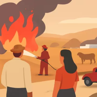 Incendios en La Pampa arrasaron 83.000 hectáreas y causan pérdidas en la actividad ganadera