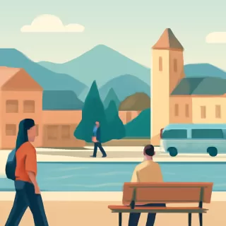 Primer día del año 2026 en Bariloche con ritmo tranquilo y pocas actividades comerciales