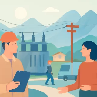 Chubut invierte $2.700 millones para mejorar el servicio eléctrico en la cordillera