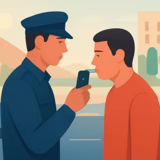 Detienen a conductor ebrio en un control en Luján de Cuyo